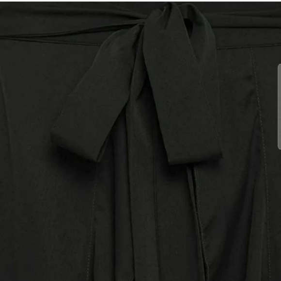 Flared Poly Crape Trousers - Picture 4 of 4